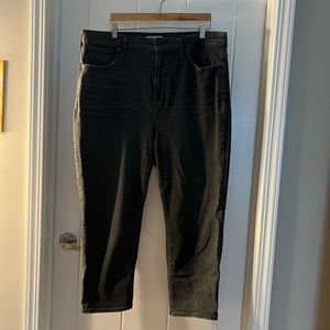Madewell Curvy Perfect vintage washed black 34/18